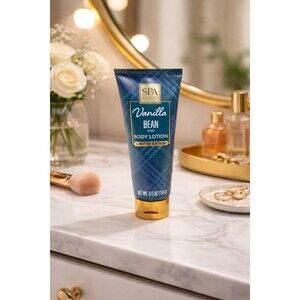 Spa Luxury Vanilla Bean Scent Body Lotion 5.5 Ozs